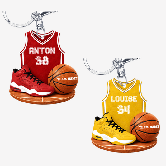 Basketball Fan_Personalisiertes_Geschenk_ _Schlusselanhanger_Aus_Acryl_Fur_Basketballfans