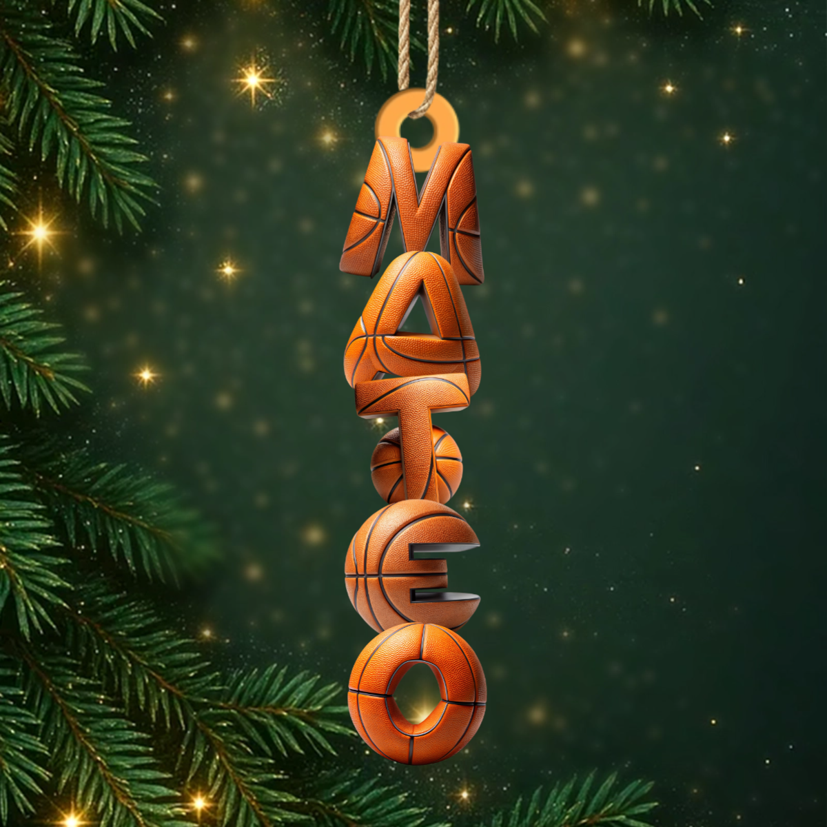 Basketball Liebhaber_ _Personalisiertes_Geschenk_1 Schicht Holz Ornament_Fur_Basketballfans_4