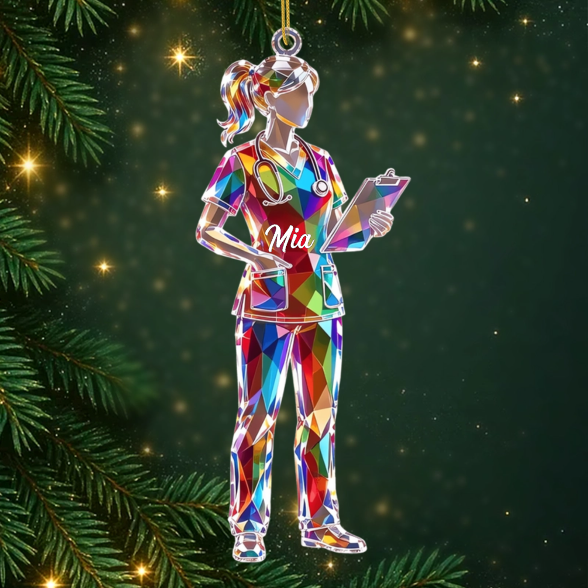 BestePflegekraft PersonalisiertesGeschenk_Acryl OrnamentFurPflegekrafte4