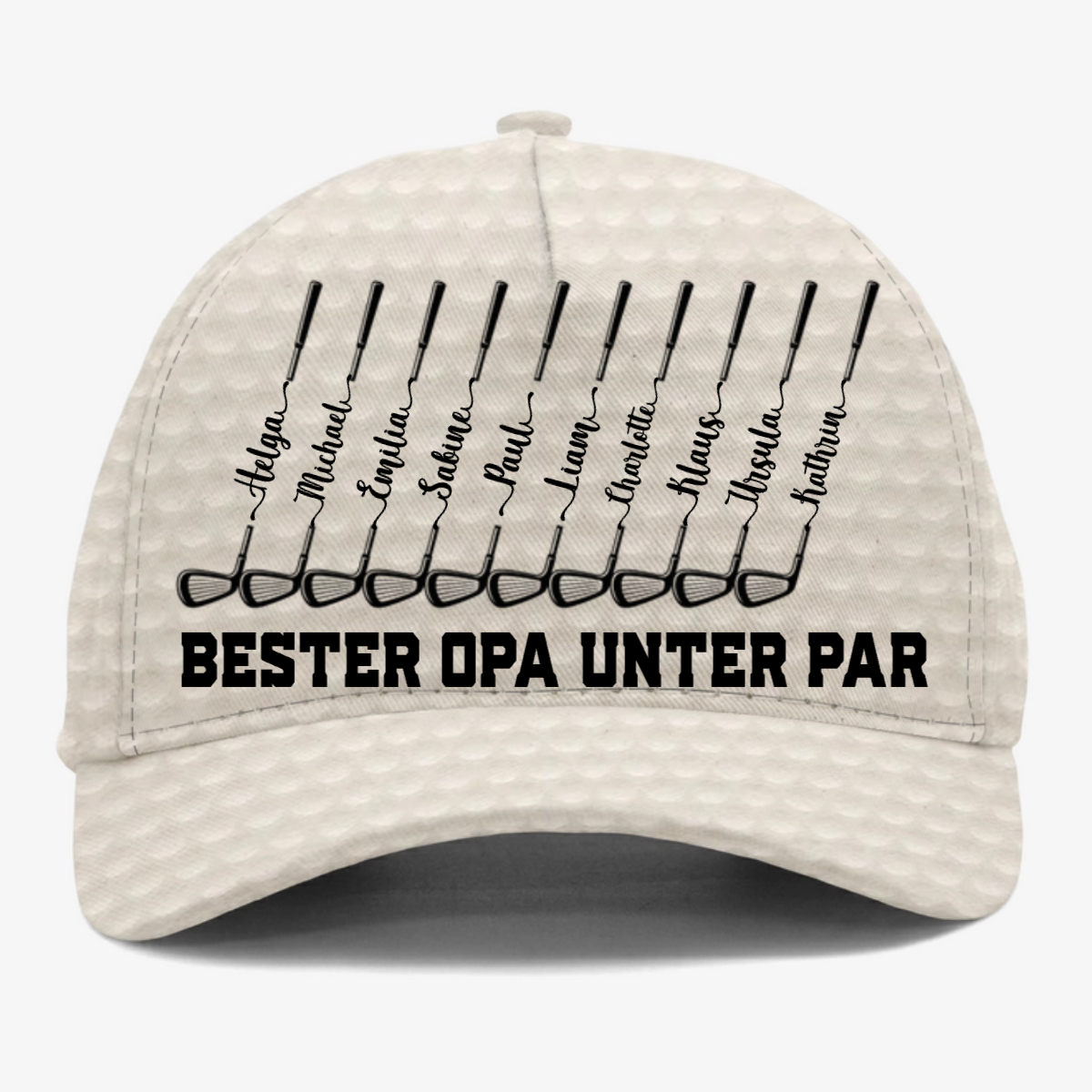 BesterPapaUnterPar Vatertagsgeschenk PersonalisiertesGeschenkCapFurPapa_4