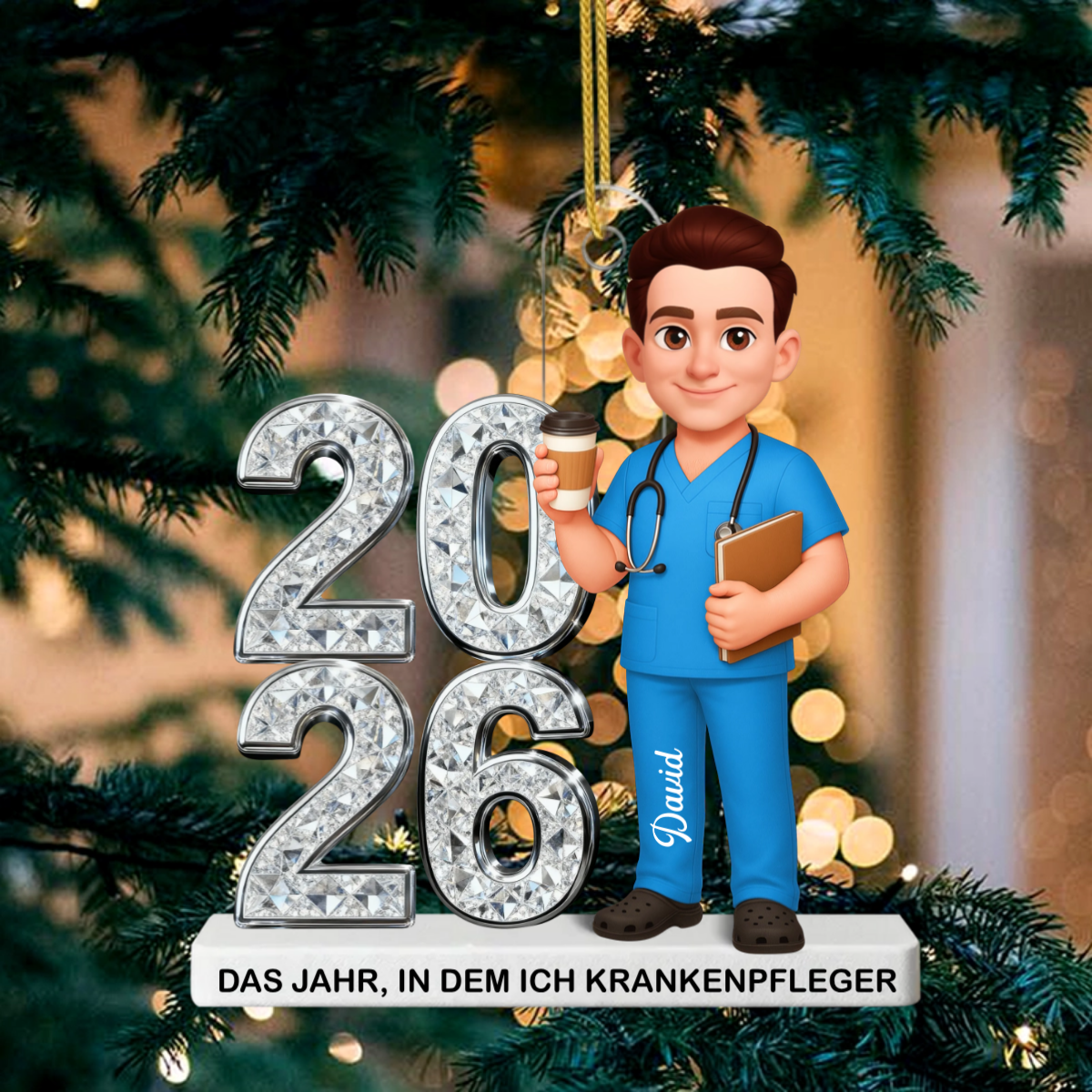DasJahrInDemIchKrankenschwesterWurde_PersonalisiertesGeschenkAcryl OrnamentFurKrankenschwestern_Absolventen_2