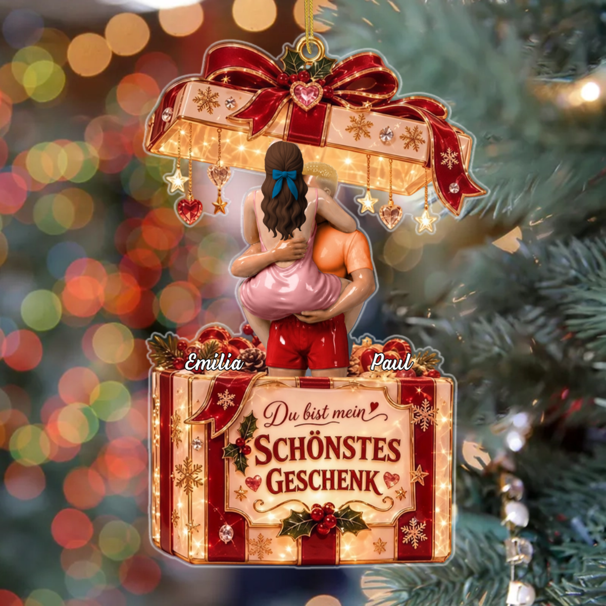 Das_Sch_nste_Geschenk_ _Personalisiertes_Geschenk_Acryl Weihnachtsanh_nger_F_r_Paare3