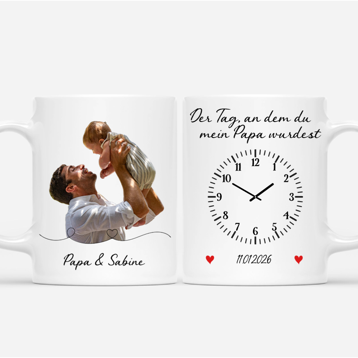 DerTag_AnDemDuMeinPapaWurdest PersonalisiertesGeschenkMugFurPapa_2