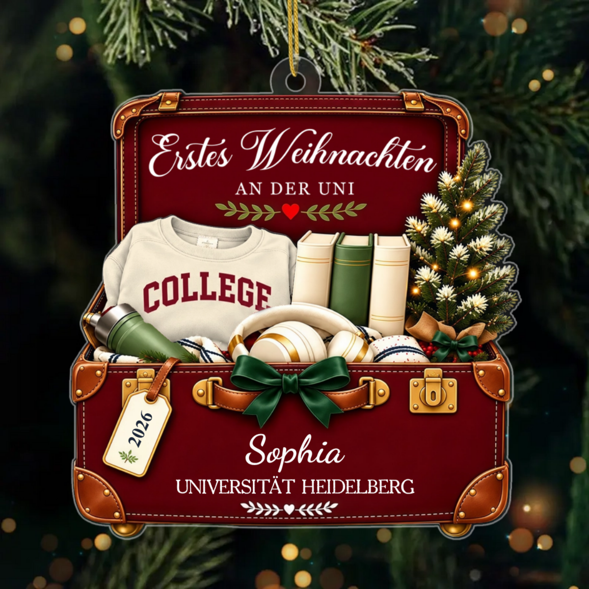 ErstesWeihnachtenImStudiumKoffer_PersonalisiertesGeschenkAcryl OrnamentFurStudenten_Erstsemester_4