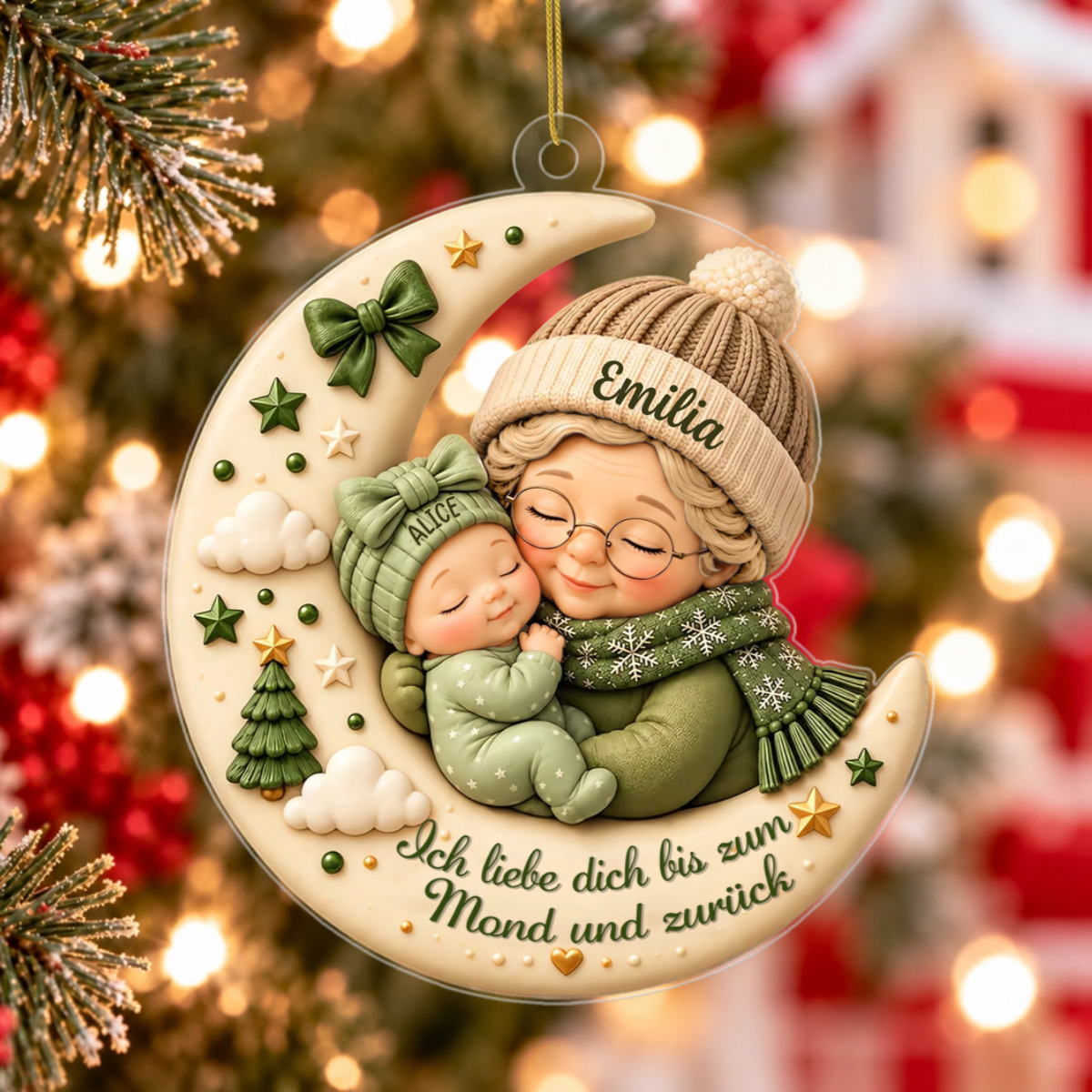 Erstes_Weihnachten_Als_Oma_Ich_Liebe_Dich_Bis_Zum_Mond_Und_Zur_ck_ _Personalisiertes_Geschenk_Acryl Weihnachtsanh_nger_F_r_Oma13