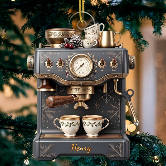 Espressomaschine_Kaffee_Personalisiertes_Geschenk_Acryl Ornament_F_r_Kaffeeliebhaber_2