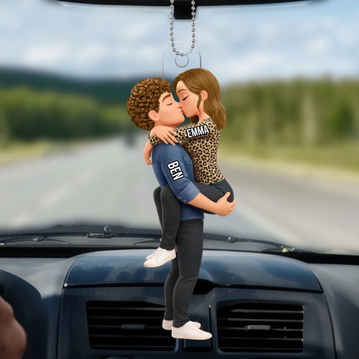 F_r_Immer_Zusammen_Egal_Wohin_Der_Weg_Uns_F_hrt_ _Personalisierter_Auto_Anh_nger_Geschenk_F_r_Paare