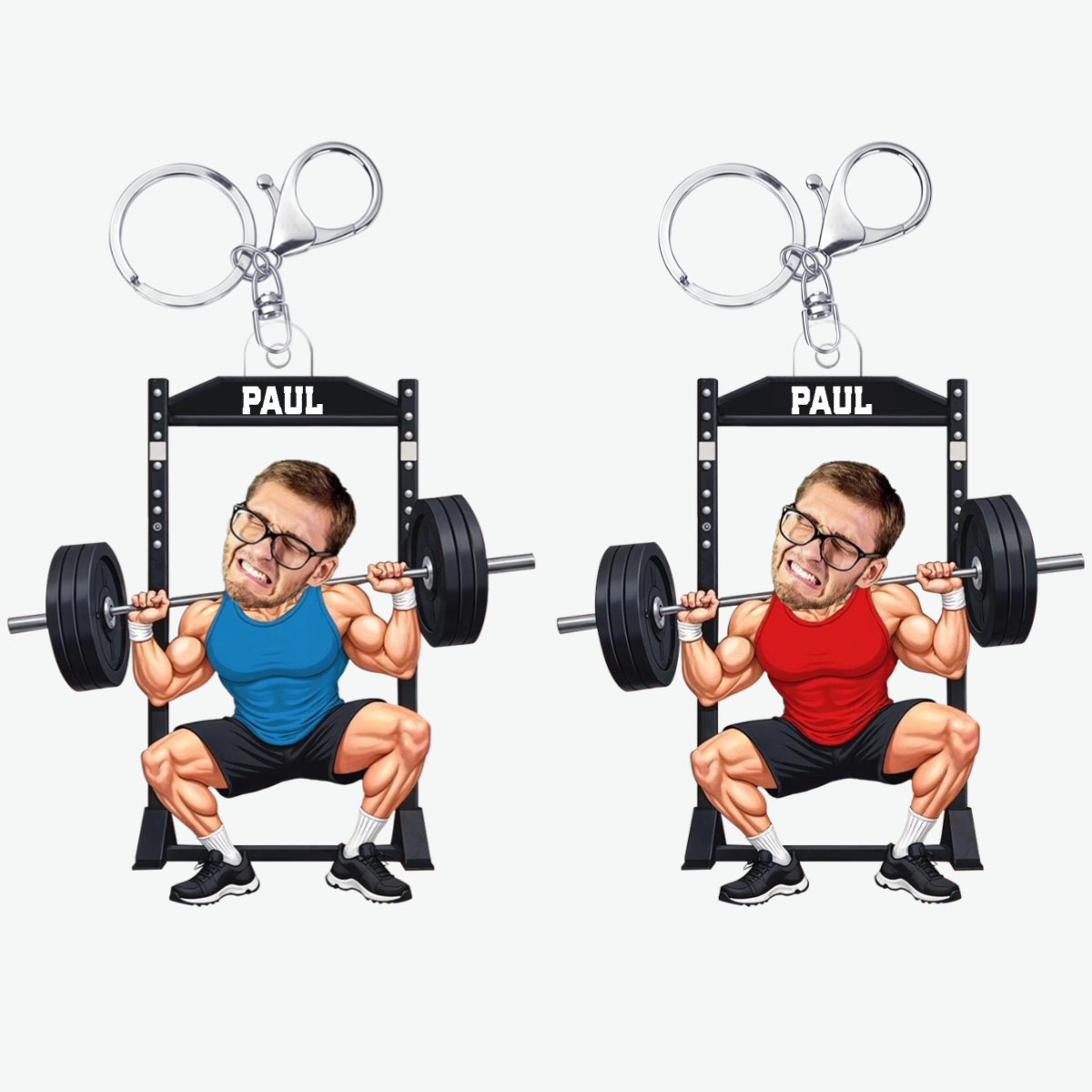 Fitness Leidenschaft PersonalisiertesGeschenk_Acryl SchlusselanhangerFurFitnessliebhaber3
