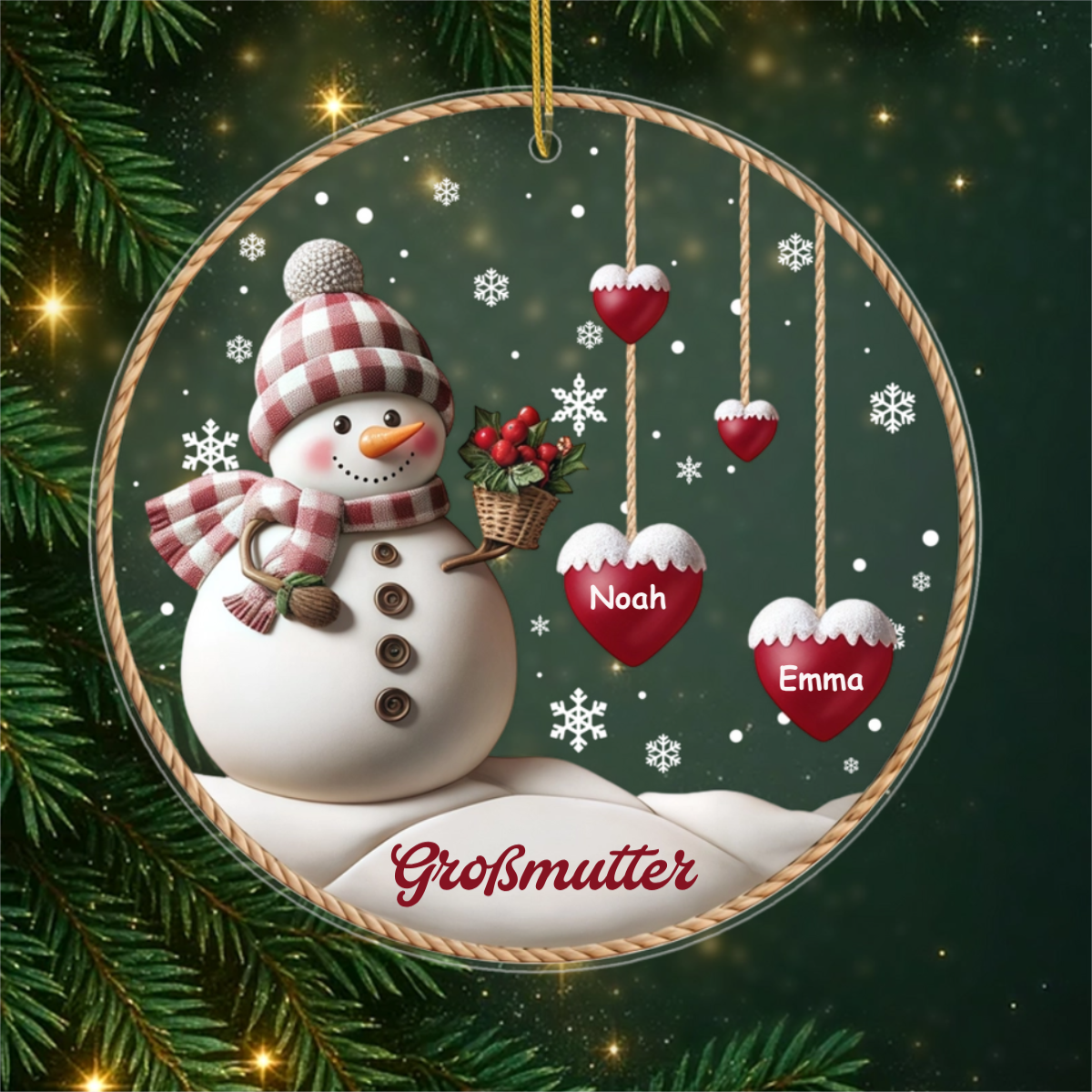 FrohlicherWeihnachts Schneemann_PersonalisiertesGeschenk WeihnachtsornamentAusAcrylFurOma_0d5607f9 97f1 4902 bb83 6c4ef18adf57