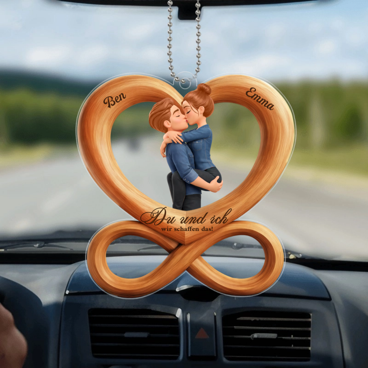 FurImmerWir_UnendlicheLiebe_PersonalisiertesGeschenkHange OrnamentFurPaare