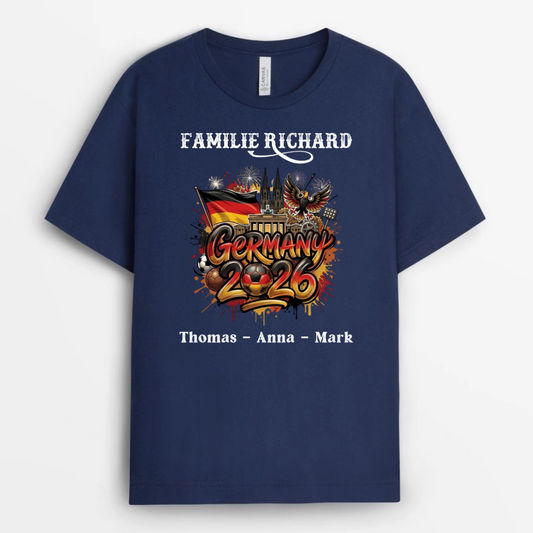 FussballLander KollektionPersonalisiertesT Shirt1