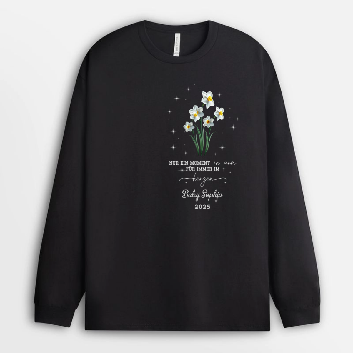 Geburtsblumen GedenkshirtFurEinSternenkind_PersonalisiertesT Shirt3