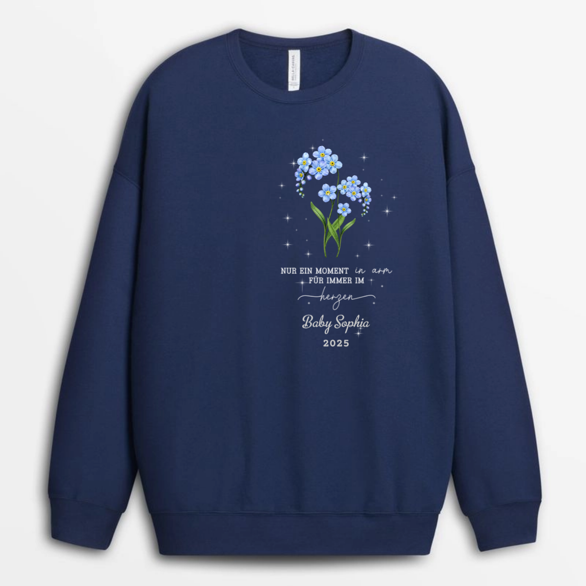 Geburtsblumen GedenkshirtFurEinSternenkind_PersonalisiertesT Shirt4