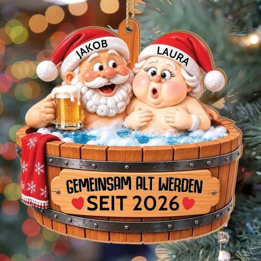 Gemeinsam_Alt_Werden_ _Personalisiertes_Geschenk_1 Schicht Holz Ornament_F_r_Paare2
