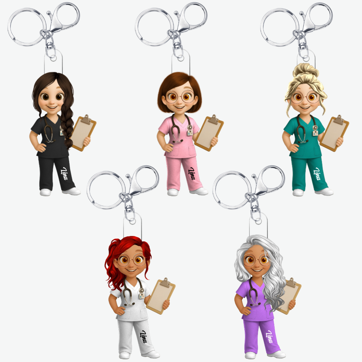 HeilendeHande PersonalisiertesGeschenk_Acryl SchlusselanhangerFurPflegekrafte5