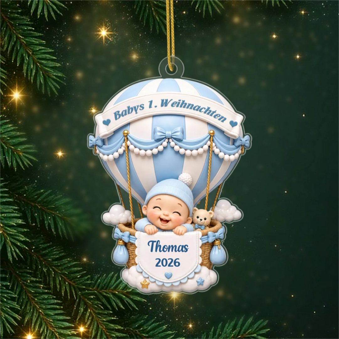 HeissluftballonZumErstenWeihnachtenDesBabys_PersonalisiertesGeschenkAcryl OrnamentFurNeugeborene_4_878d934a 079a 4bef 9a50 480d358773f9