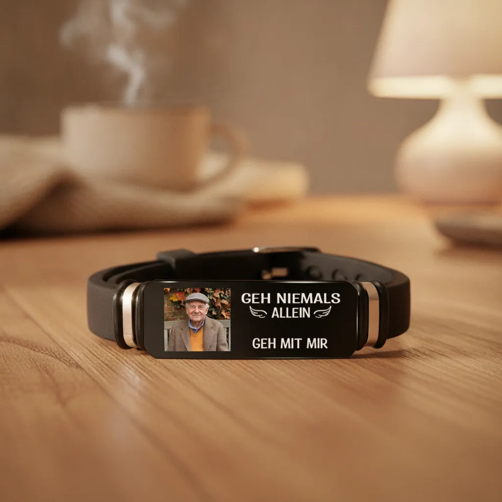 Ich_Bin_Immer_Bei_Dir_Foto Gedenkarmband_Personalisiertes_Geschenk_Graviertes_Armband_F_r_Familie_2