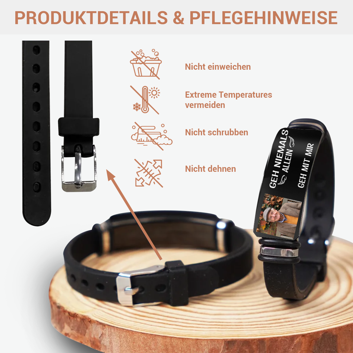 Ich_Bin_Immer_Bei_Dir_Foto Gedenkarmband_Personalisiertes_Geschenk_Graviertes_Armband_Fur_Familie_1
