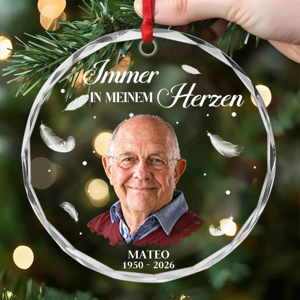 ImmerImHerzen PersonalisiertesGeschenk_Glas OrnamentFurAngehorige3