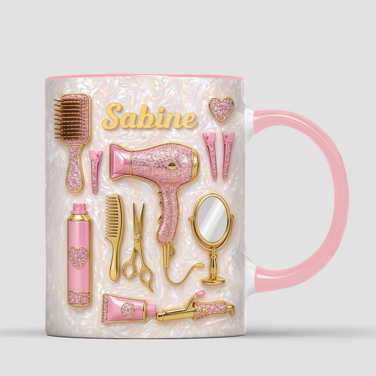 KaffeetasseFriseursalon2DFlach AbschlussgeschenkKosmetik_PersonalisiertesGeschenkMugFurFriseurin_1