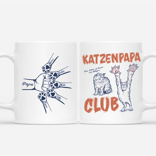 KatzenPapaClub PersonalisiertesGeschenkMugFurPapa_2