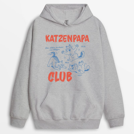 KatzenPapaClub PersonalisiertesGeschenkT shirtFurPapa_2