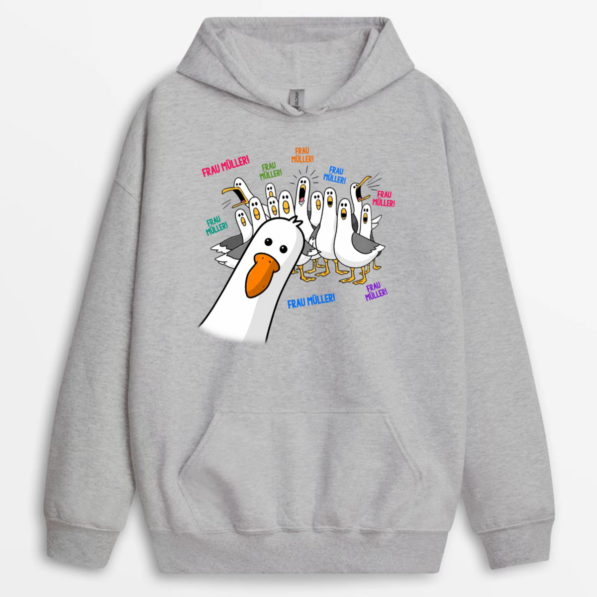 LustigeMowenRufenDenLehrernamenZumSchulanfang_PersonalisiertesGeschenkT ShirtFurLehrer_1