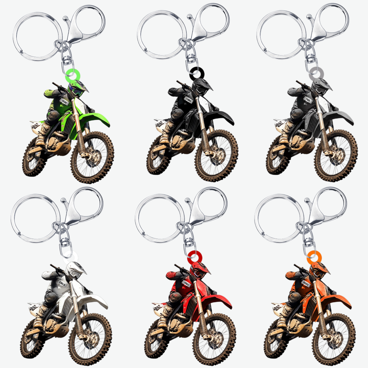 Motocross Fahrer PersonalisiertesGeschenk_Acryl SchlusselanhangerFurMotocross Fahrer6