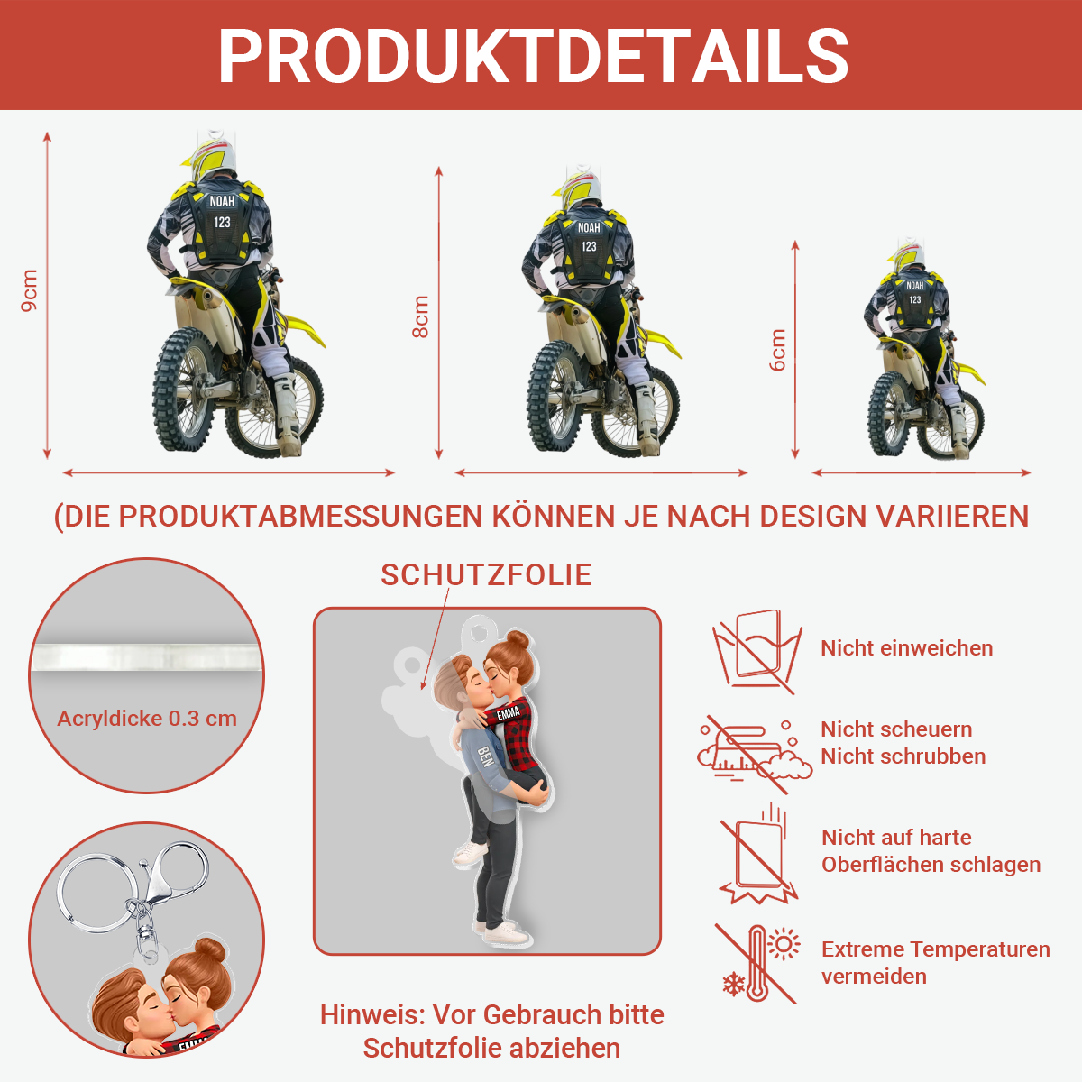 MotocrossFahrerMitWunschname_Startnummer_PersonalisiertesGeschenkAcryl SchlusselanhangerFurMotocross Fans_3