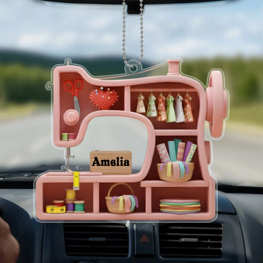 Nahmaschinen_PersonalisiertesGeschenk OrnamentFurNahbegeisterte1