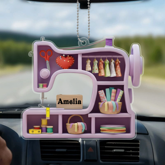 Nahmaschinen_PersonalisiertesGeschenk OrnamentFurNahbegeisterte2
