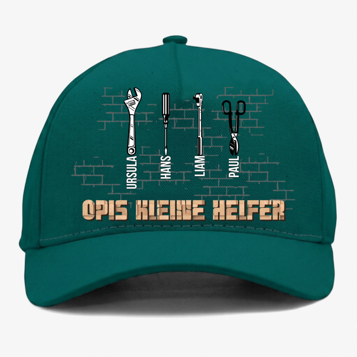 PapasKleineHelfer Vatertagsgeschenk PersonalisiertesGeschenkCapFurPapa_3