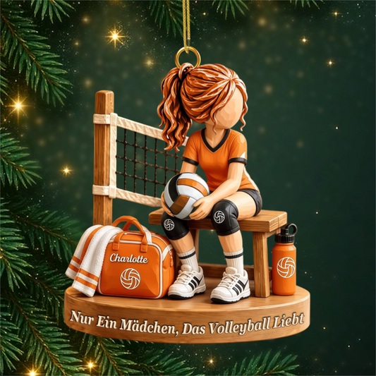 Personalisierte_Volleyballspielerin_ _Personalisiertes_Geschenk_Acryl Ornament_F_r_Volleyballspielerinnen 1