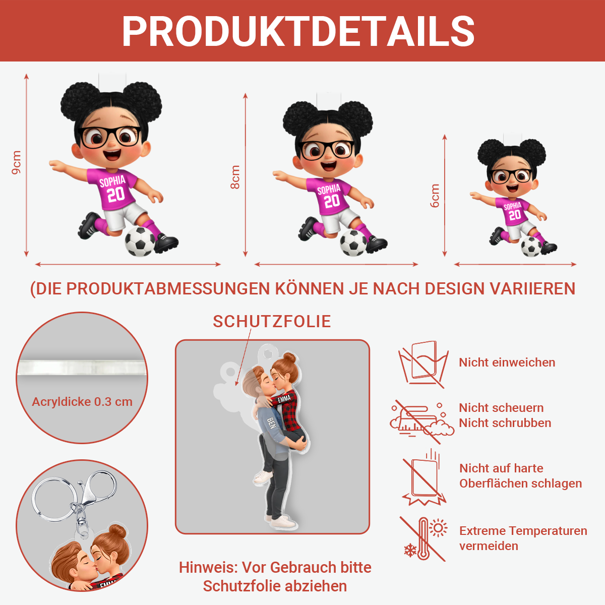 PersonalisierterFussball_PersonalisiertesGeschenkAcryl SchlusselanhangerFurFussballspieler_4
