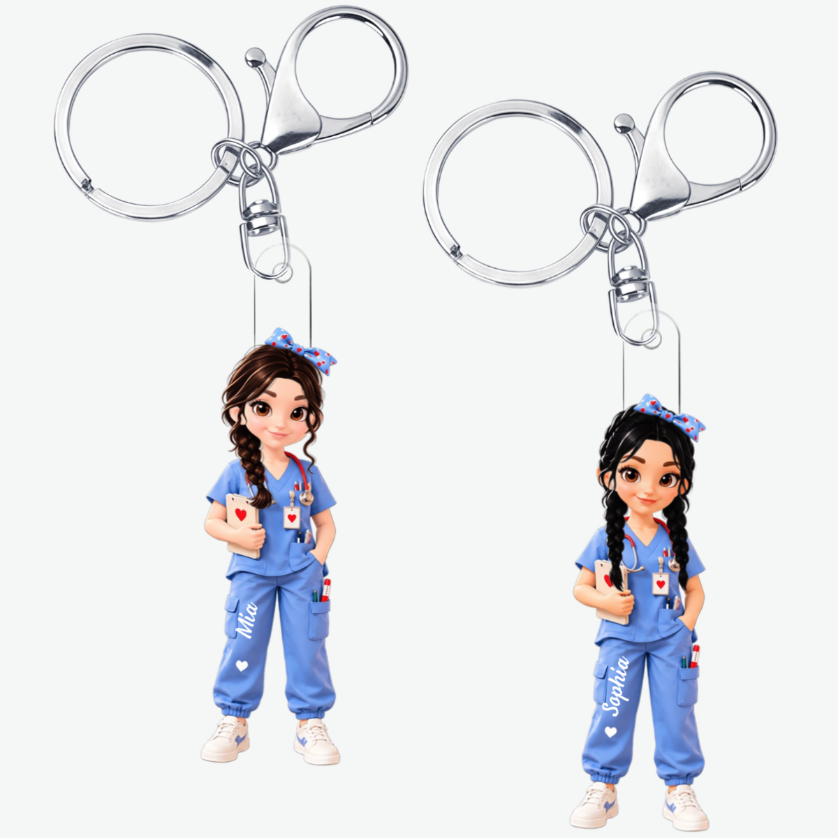 Pflegekraft PersonalisiertesGeschenk_Acryl SchlusselanhangerFurPflegekrafte4