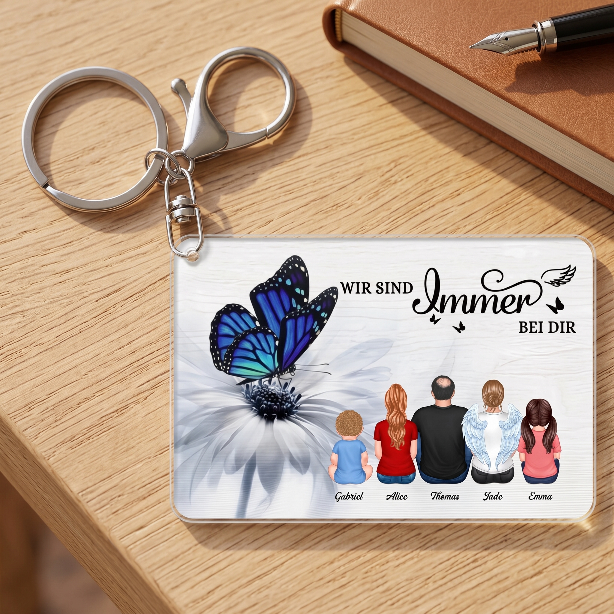 SchmetterlingIchBinImmerBeiDirErinnerung_PersonalisierteGeschenkideeAcrylSchlusselanhangerFurDieFamilie_2_1bb9a4f7 347a 446a 94f4 3df6926f4c0a