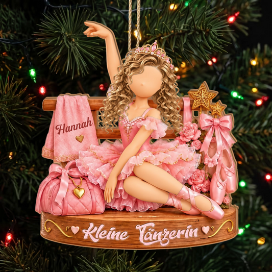 SusseBallerina_PersonalisiertesGeschenk1 Schicht Holz OrnamentFurTanzerinnen_2