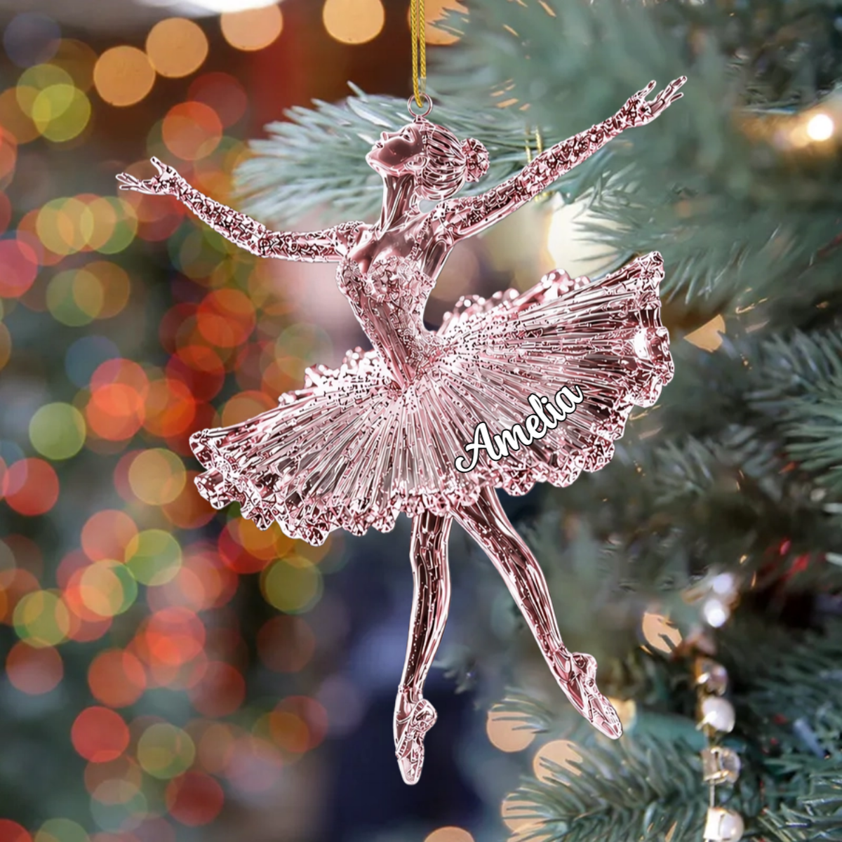 TanzendeBallerina_PersonalisiertesGeschenkAcryl OrnamentFurTanzerinnen_Ballettfans_2