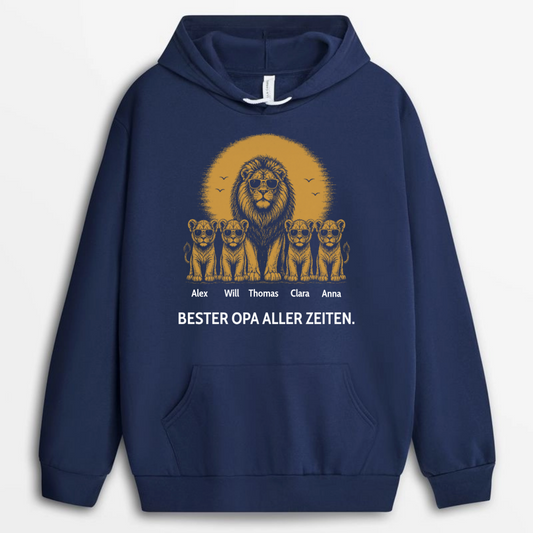 VintageLowenPapaMitKindern2