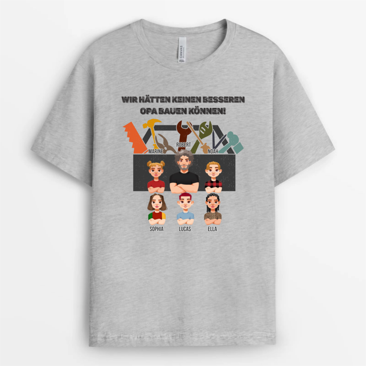 WirHattenKeinenBesserenPapaBauenKonnen_PersonalisiertesGeschenkT ShirtFurIhn_Papa_Opa_3