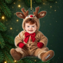 BabyRentier_PersonalisiertesGeschenk Acryl WeihnachtsornamentFurBabysErstesWeihnachten