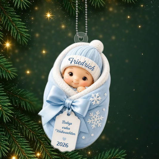 BabysErstesWeihnachten_PersonalisierterAcryl Ornament2