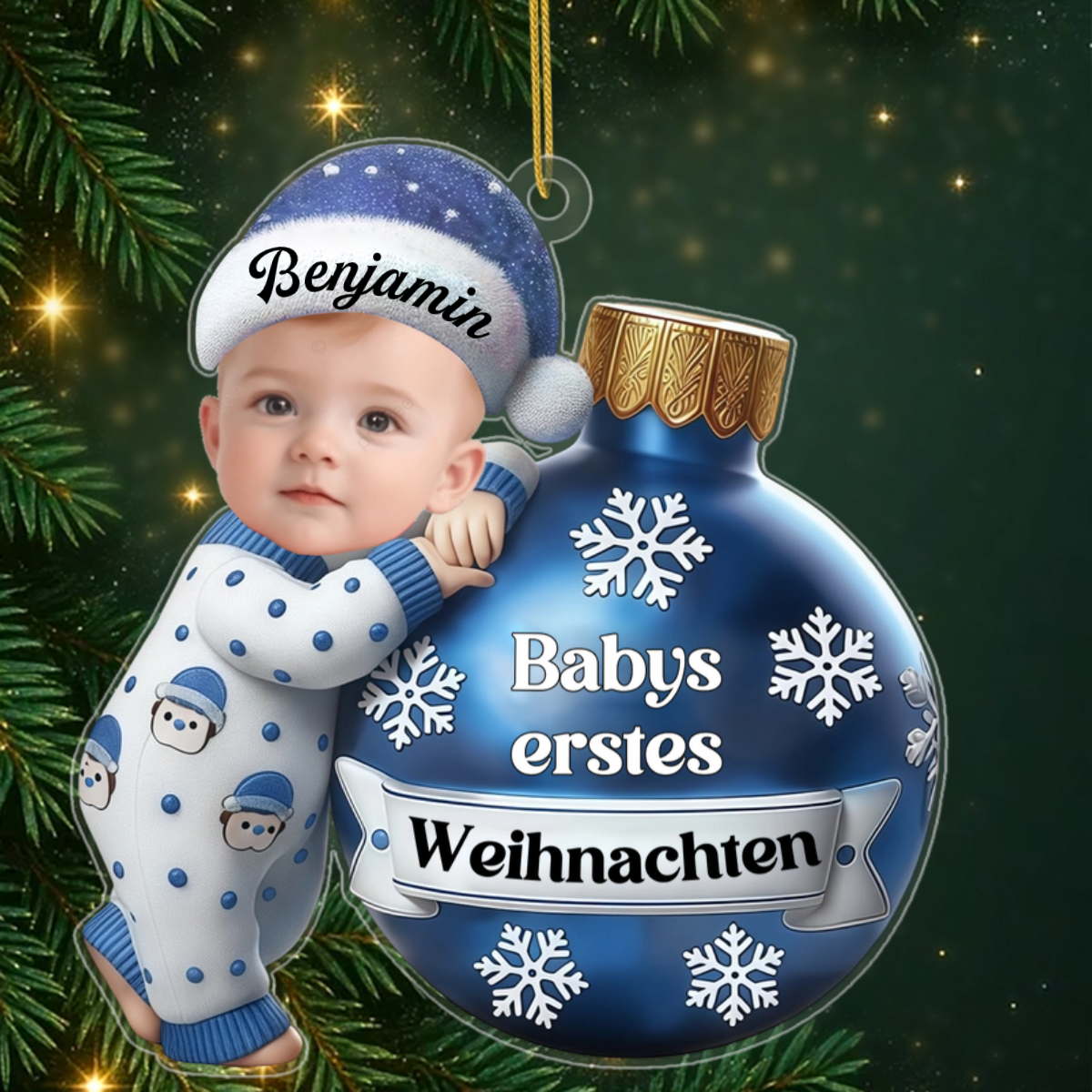 BabysErstesWeihnachten_PersonalisiertesGeschenk Acryl WeihnachtsornamentFurMamaUndPapa_a1063b1d f476 443e aeda 336f01ae495f