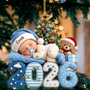 BabysErstesWeihnachten_PersonalisiertesGeschenk WeihnachtsornamentausAcrylfurNeueEltern1