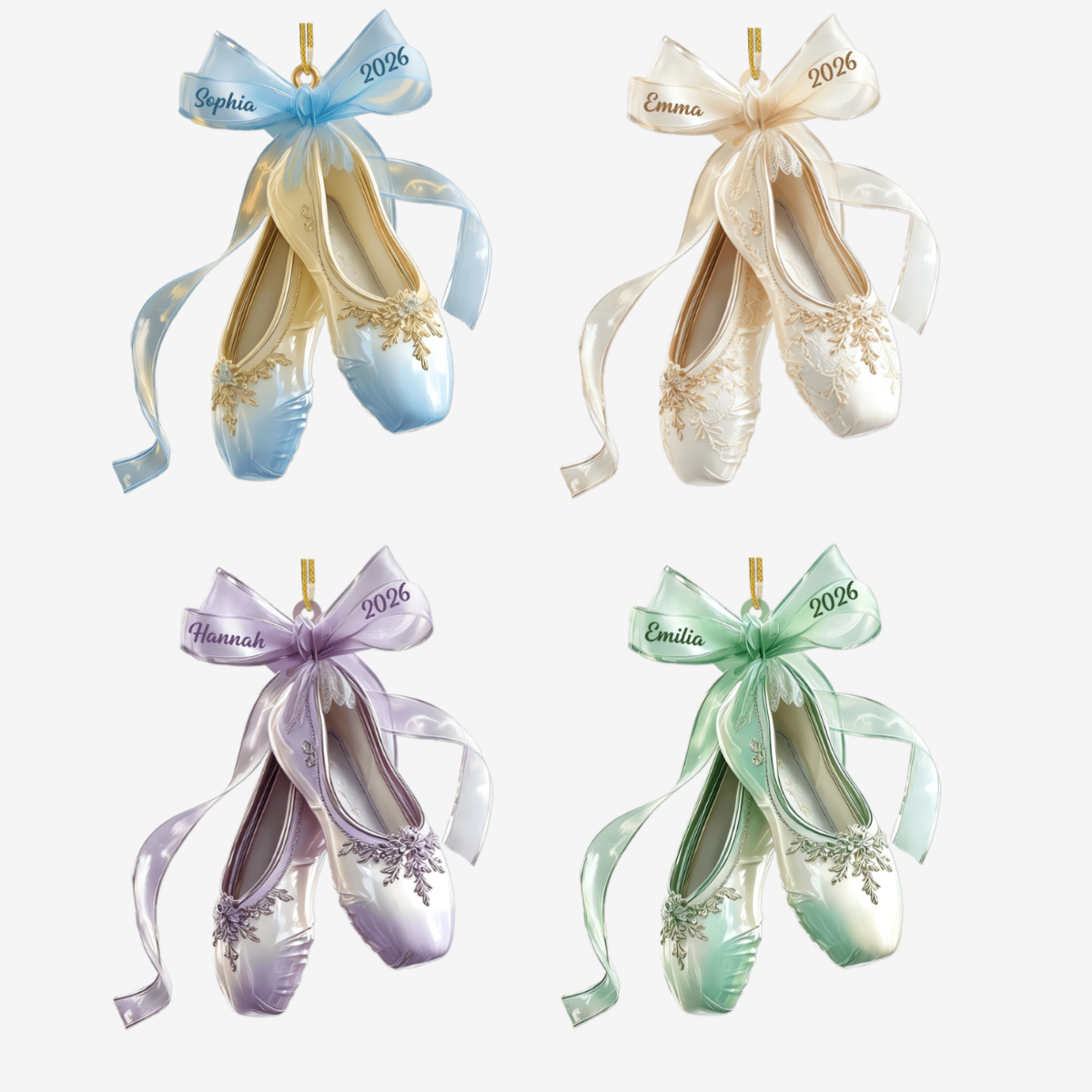 Ballettschuhe_PersonalisiertesGeschenk Acryl OrnamentFurBallettliebhaber2