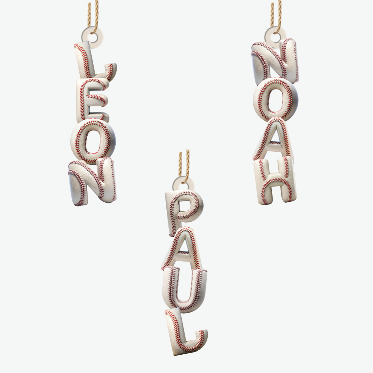 Baseball_Name_Personalisiertes_Geschenk_ _1 Schicht Holz Ornament_Fur_Baseball Liebhaber2