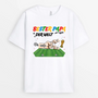Bester_Papa_Der_Welt_Fussballfan_Mit_Kindernamen_Personalisiertes_Geschenk_T Shirt_Fur_Papa_Und_Opa