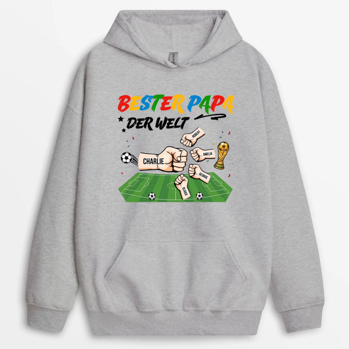 Bester_Papa_Der_Welt_Fussballfan_Mit_Kindernamen_Personalisiertes_Geschenk_T Shirt_Fur_Papa_Und_Opa_4
