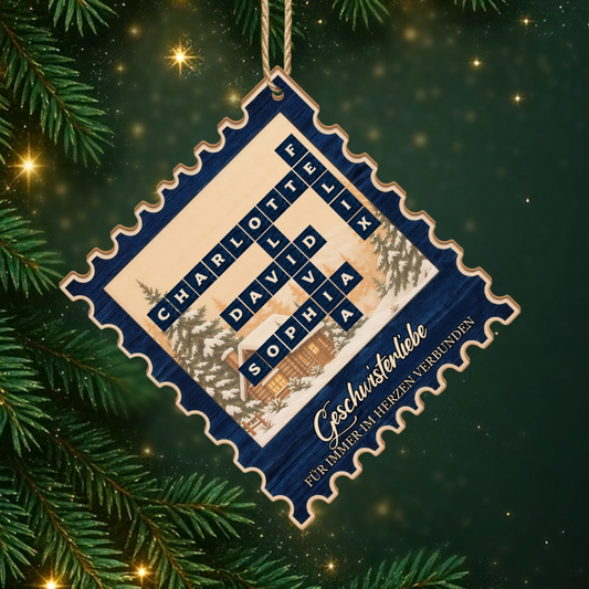 Br_der_Schwestern_F_r_Immer_Verbunden_Briefmarke_ _Personalisiertes_Geschenk_Holzornament_F_r_Br_der_Schwestern_1