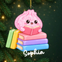 Bucher UndDumpling Liebhaber_PersonalisiertesGeschenk Acryl OrnamentFurBucherliebhaber